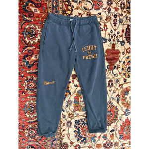 Teddy Fresh Joggers XS Graphic Sweatpants Bear Logo Relaxed Fit
